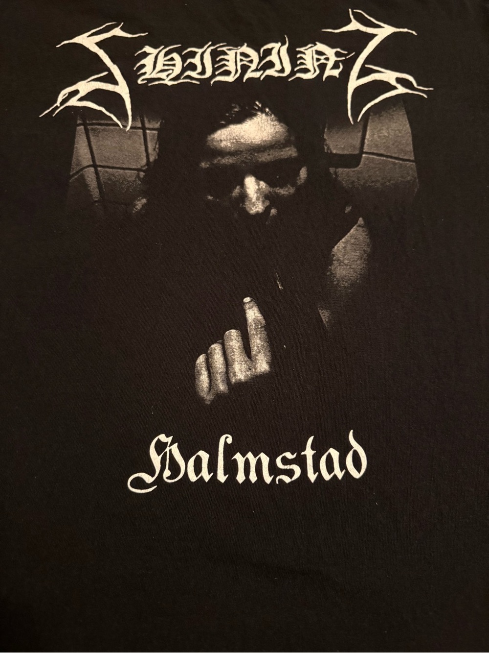 Black Graphic Long Sleeve Shirt - Shining DSBM - Picture 4 of 5